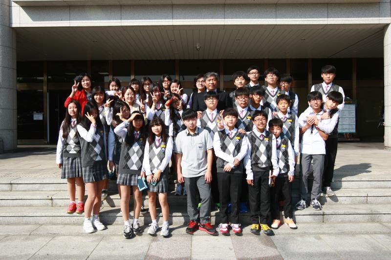 안산 이호중학교 의회 견학