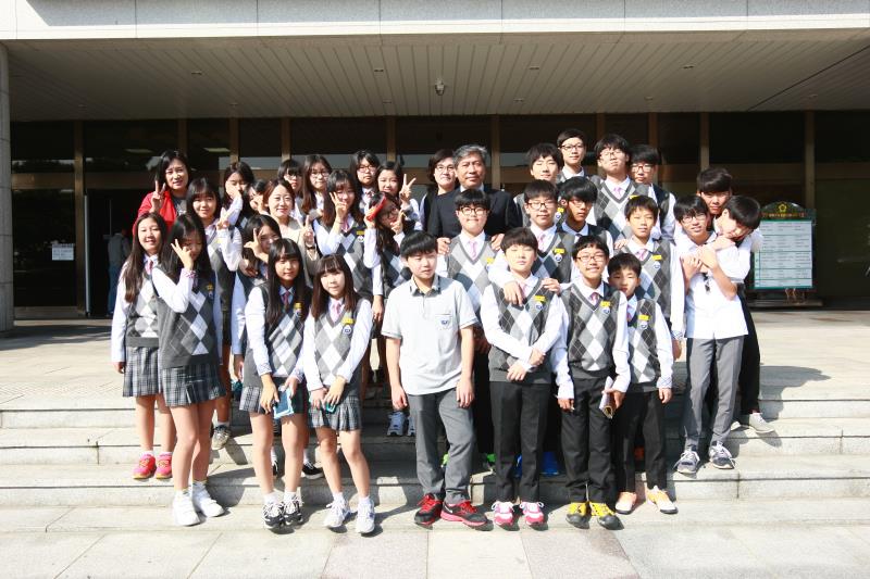 안산 이호중학교 의회 견학 사진 9