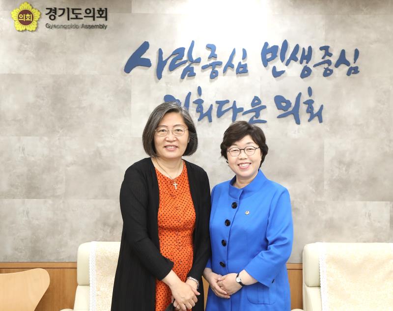 송한준 의장 경기대학교 이수정 교수님 접견_2