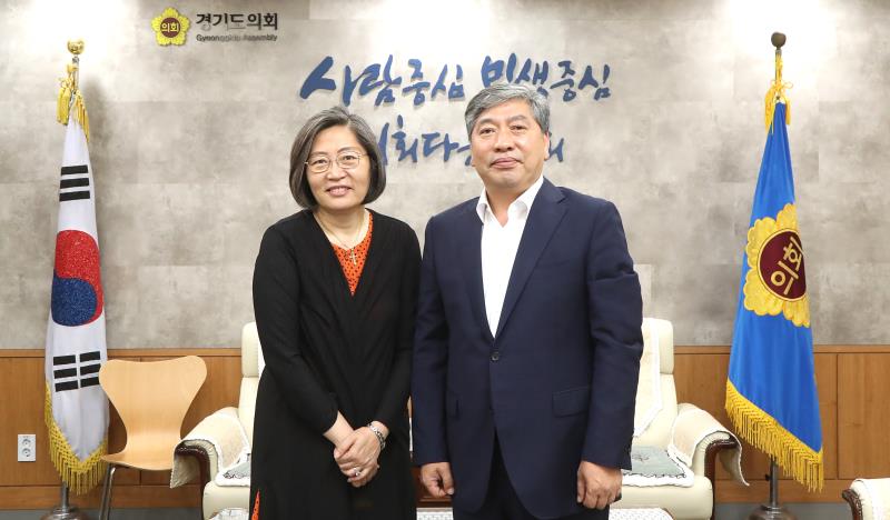 송한준 의장 경기대학교 이수정 교수님 접견