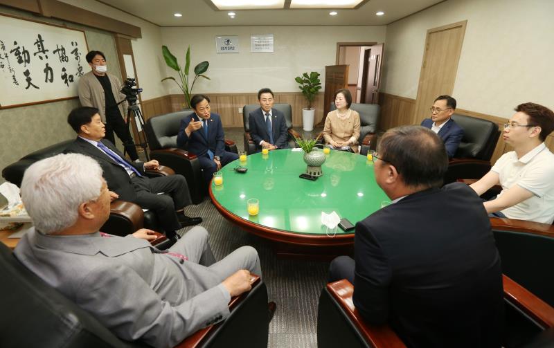 후반기 의장단 언론사 방문