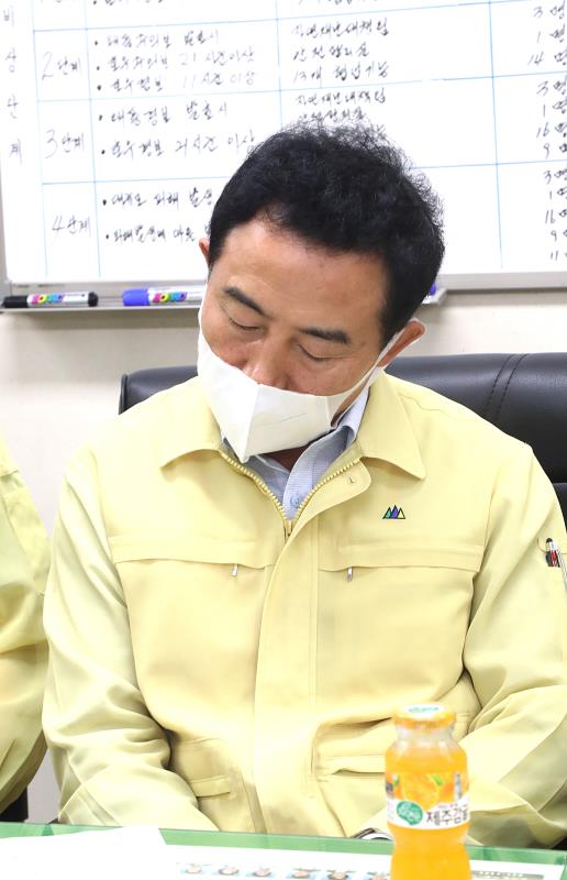 비피해 재난상황실 격려 및 의정 청취_7