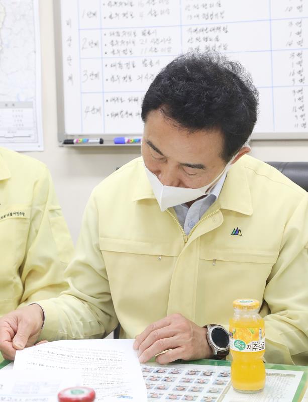 비피해 재난상황실 격려 및 의정 청취_8