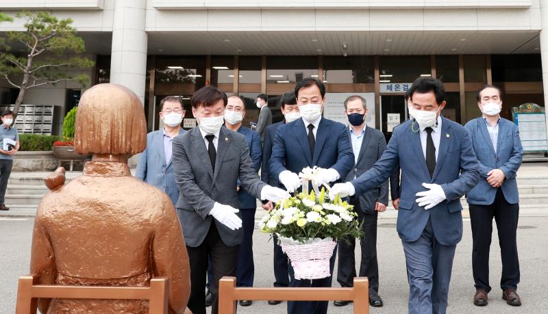 일본군 위안부 피해자 기림의 날 헌화_3