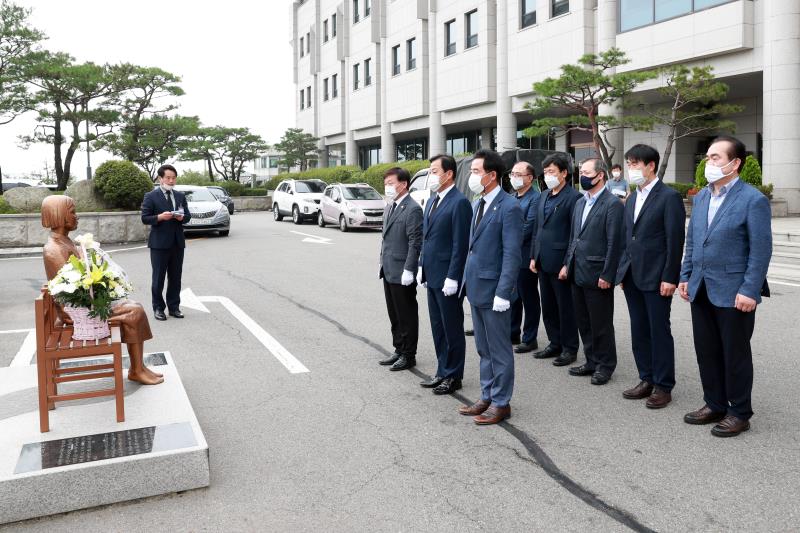 일본군 위안부 피해자 기림의 날 헌화_5