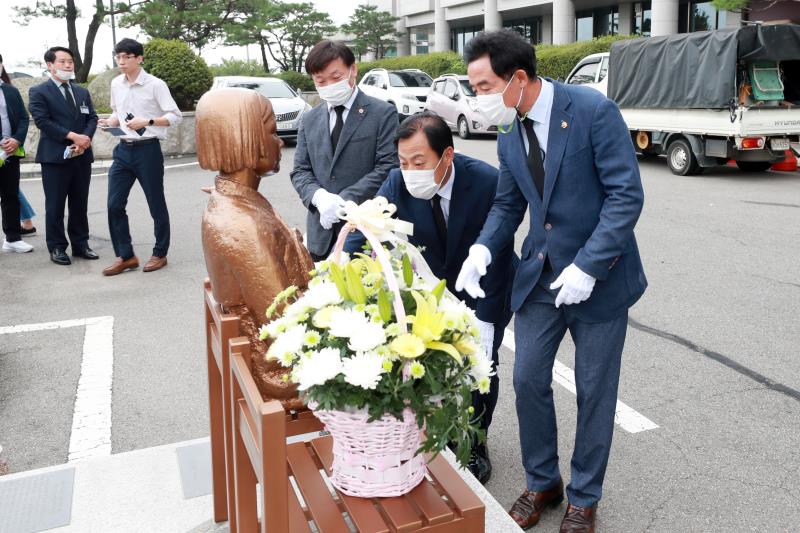 일본군 위안부 피해자 기림의 날 헌화_9