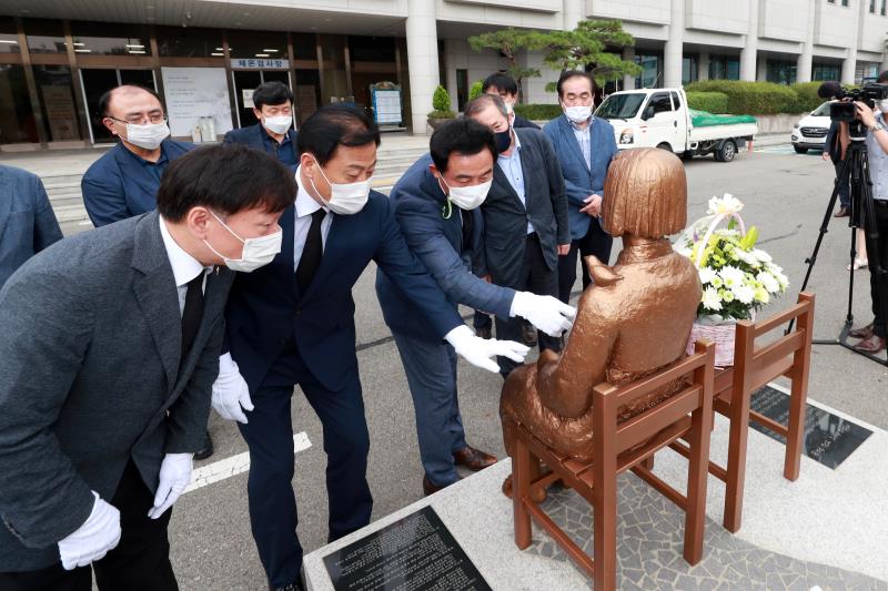 일본군 위안부 피해자 기림의 날 헌화_10