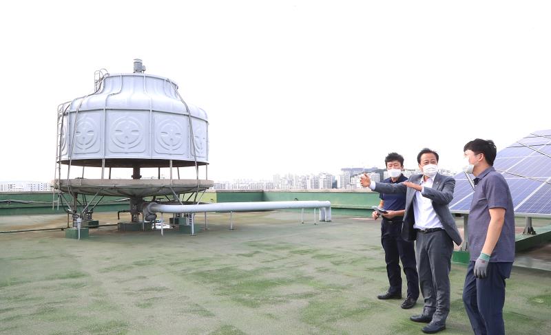 장현국 의장 태풍 바비 대비 의회 청사 시설물 점검