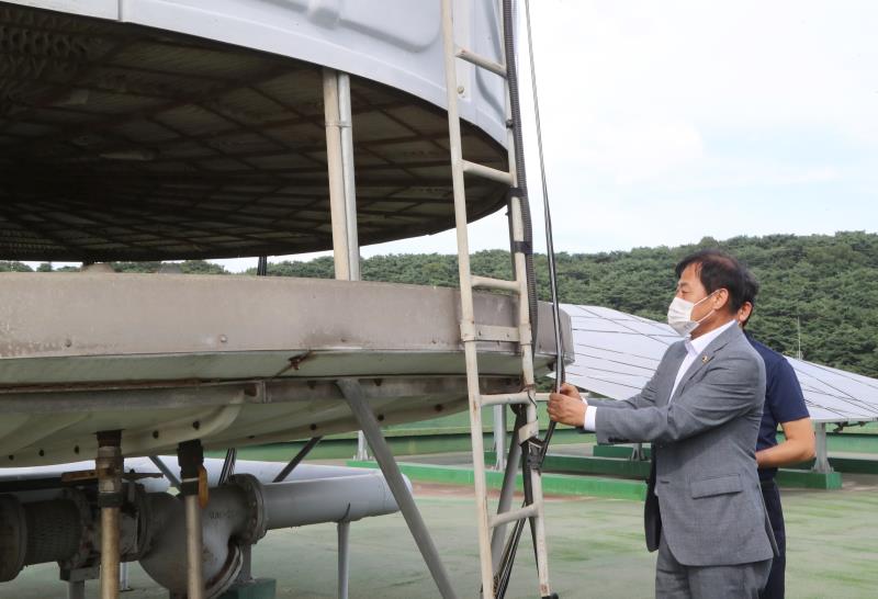 장현국 의장 태풍 바비 대비 의회 청사 시설물 점검_2