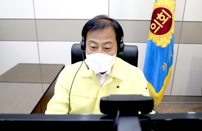 장현국 의장 코로나19 대응 주요현안 간부공무원 비대면 영상회의_7