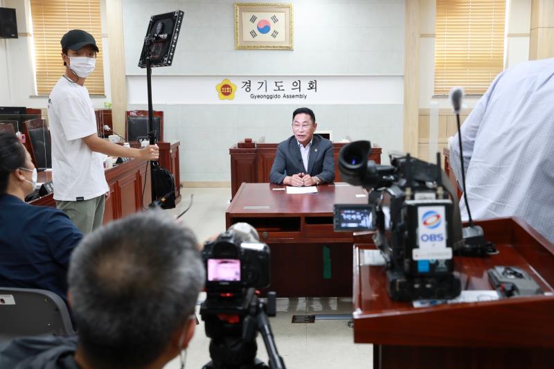 건설교통위원회 권재형,오진택 부위원장 OBS 민생돋보기 촬영 스케치_6