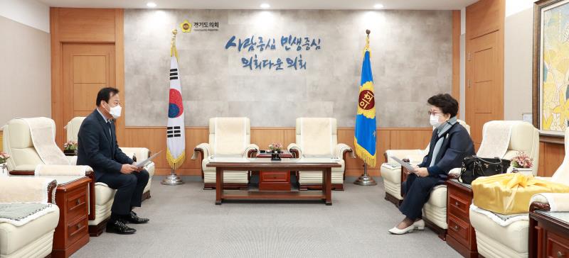 장현국 의장 경기도 여성단체협의회 이금자 회장 접견_3