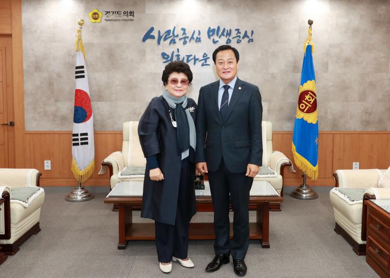 장현국 의장 경기도 여성단체협의회 이금자 회장 접견_5