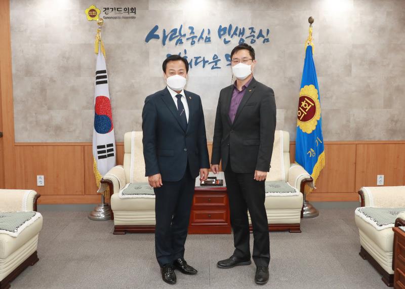 장현국 의장 황순식 정의당 경기도당 위원장 접견_7