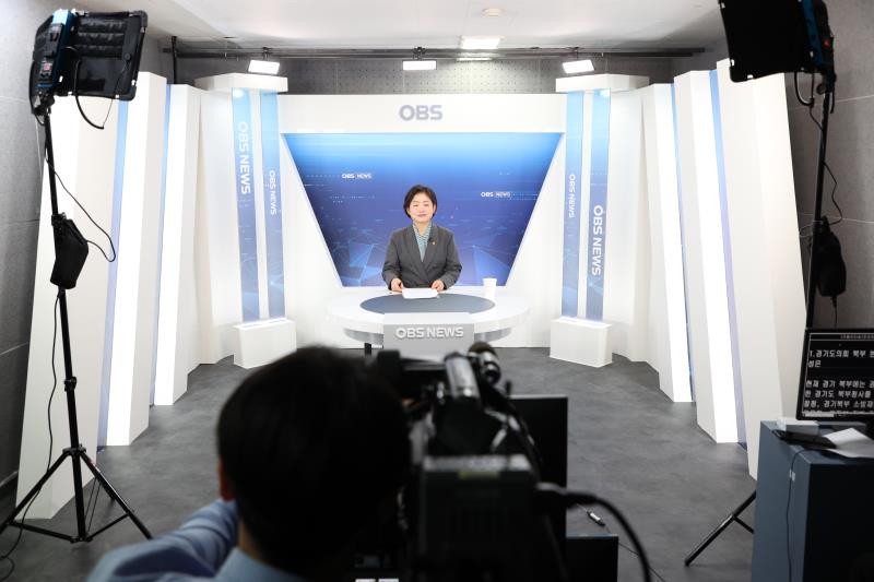 문경희 부의장 OBS 경인TV 비대면 생방송 출연 스케치_4