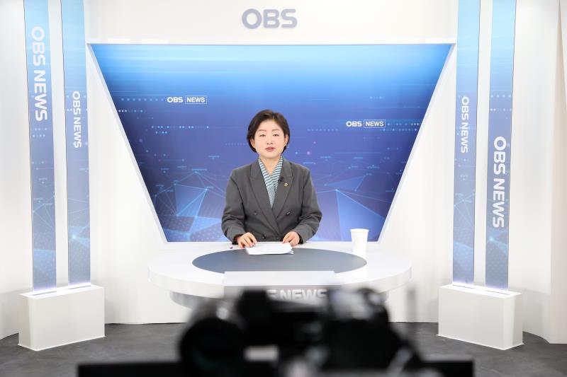 문경희 부의장 OBS 경인TV 비대면 생방송 출연 스케치_6