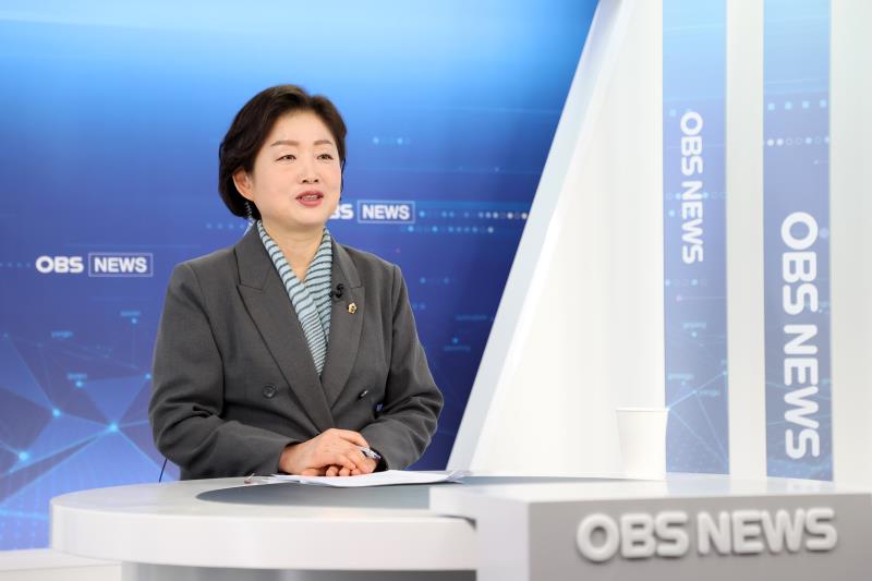 문경희 부의장 OBS 경인TV 비대면 생방송 출연 스케치_7