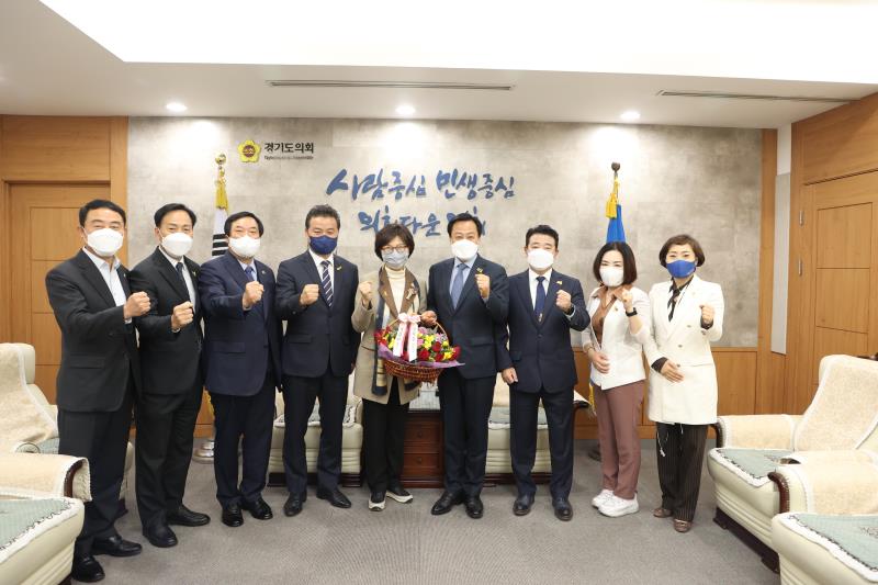 더불어민주당 중앙당 당대표후보 송영길 의원 사모 접견