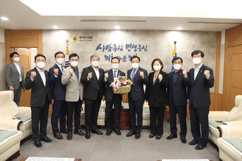 더불어민주당 중앙당 당대표후보 홍영표 의원 접견