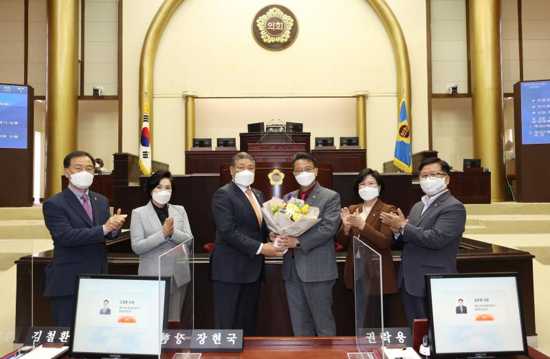 국민의힘 백현종 당선자 비교섭 인사