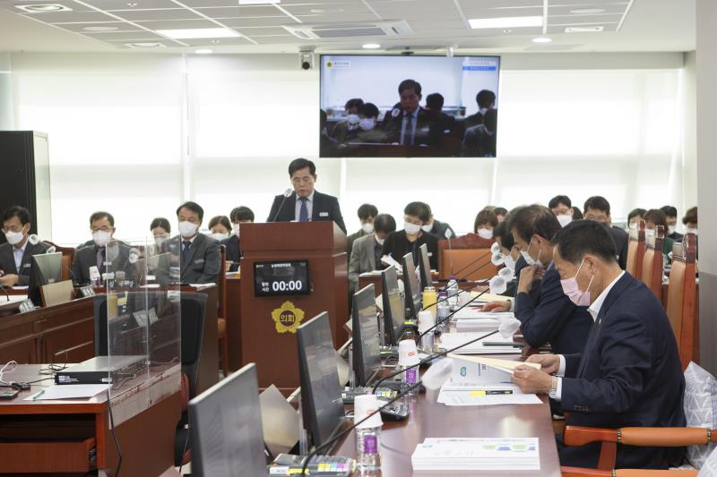 제365회 정례회 농정해양위원회 2022년도 행정사무감사 사진 4