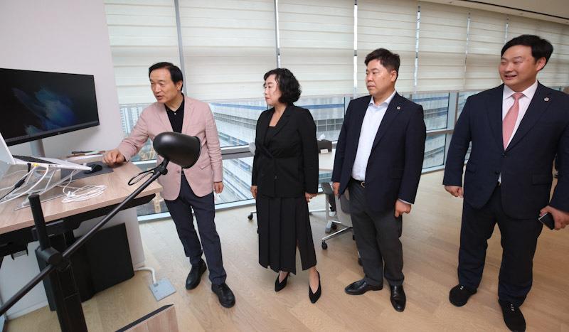 국민의힘 대표 경기도 교육청 신청사 방문_10