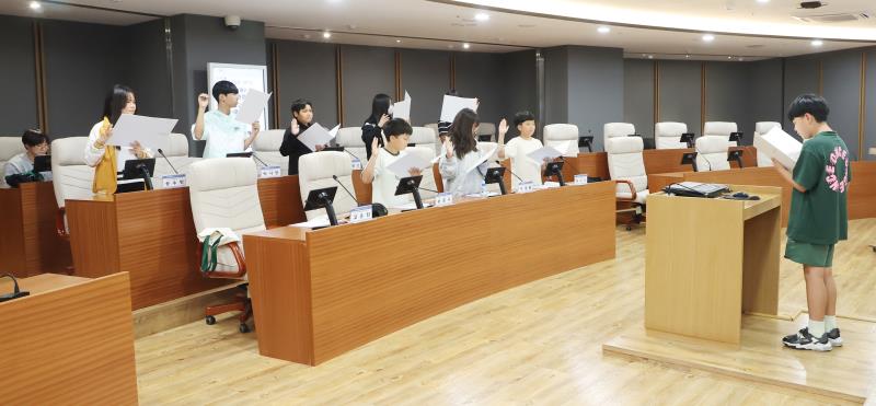 청소년 의회교실 포천 지현초등학교 사진 2
