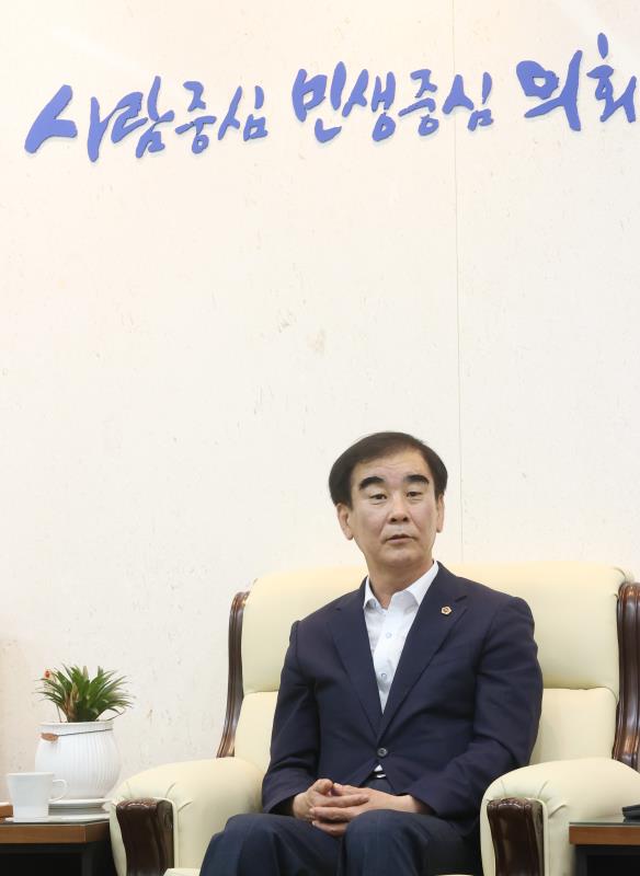 골목시장 상인회 염종현 의장 접견