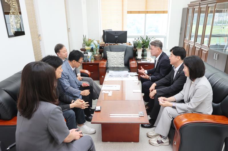경기도의회 국민의힘 대표단 언론사 방문
