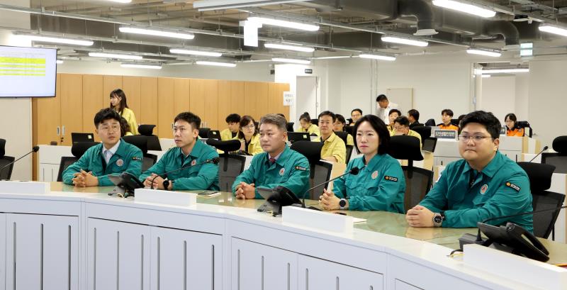 국민의힘 대표단 도청 교육청 을지훈련장 참관 및 격려