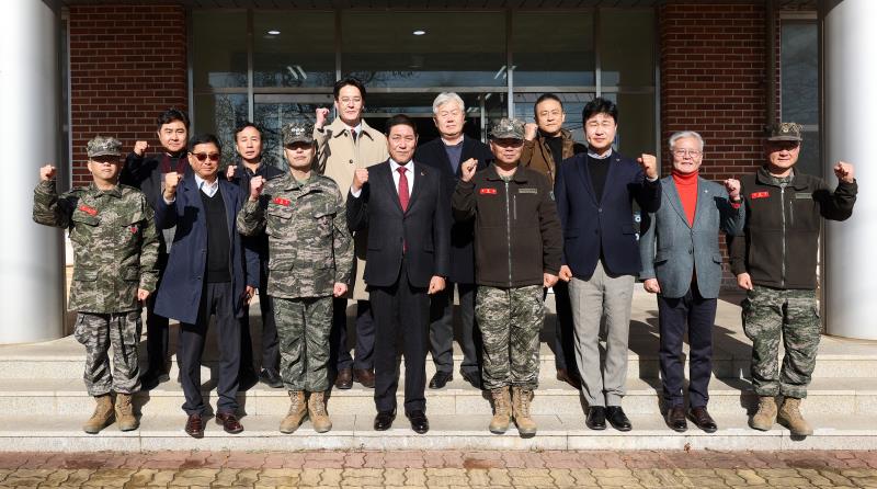 김규창 부의장 해병대 2사단 격려 방문