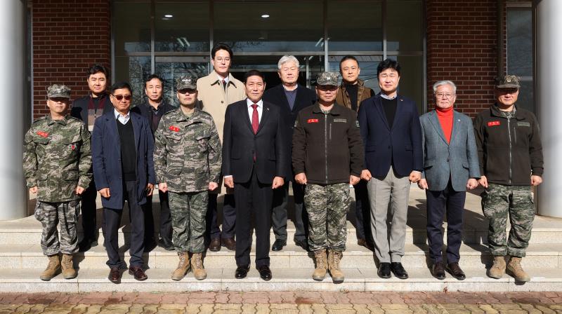 김규창 부의장 해병대 2사단 격려 방문