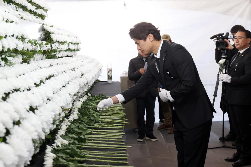 제주항공 여객기사고 희생자 합동분향소 조문