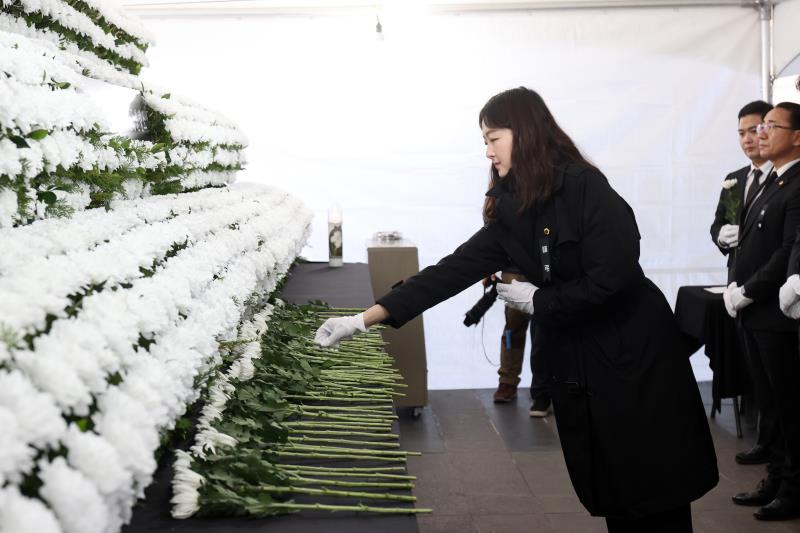 제주항공 여객기사고 희생자 합동분향소 조문