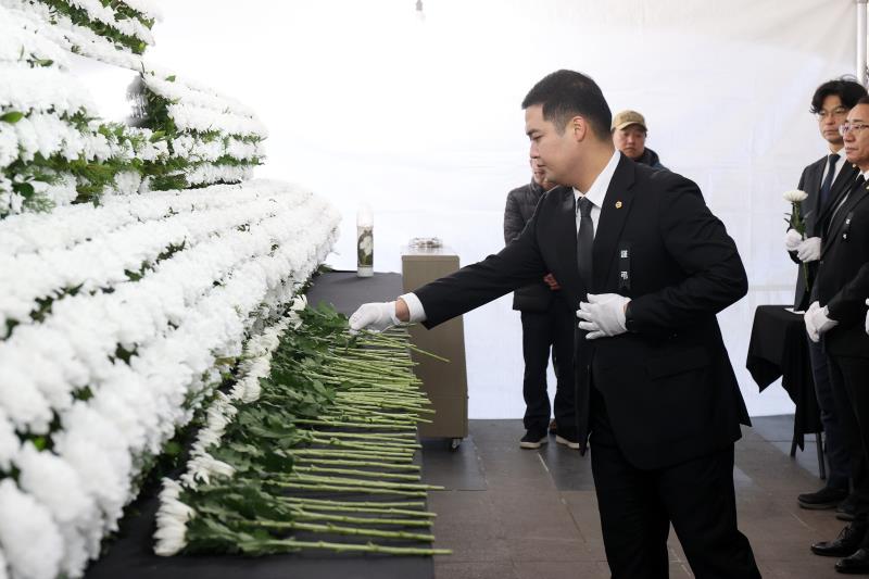 제주항공 여객기사고 희생자 합동분향소 조문