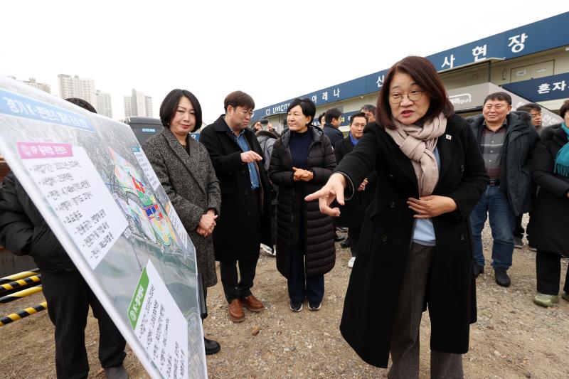 제11대 후반기 더불어민주당 대표단 K-컬처밸리 복합개발사업 현장 정책 간담회