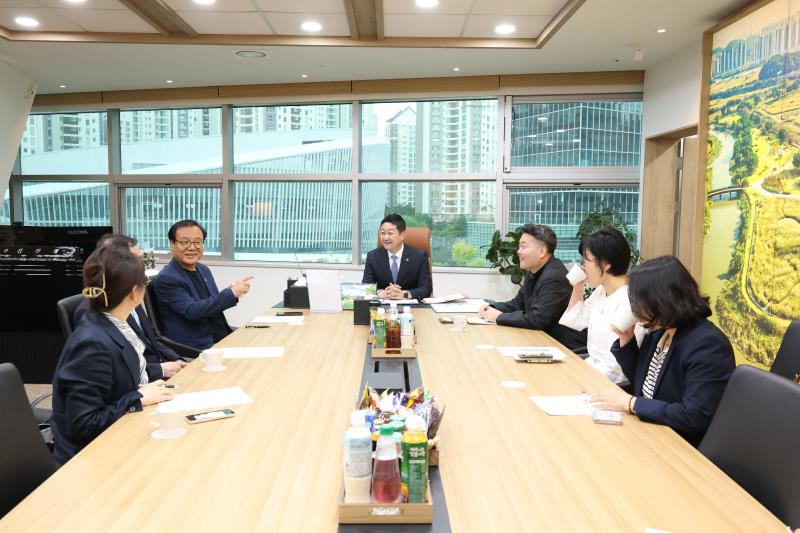 김진경의장 시민단체 임원 정담회