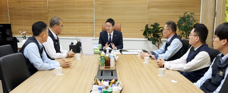 김진경 의장 시흥교통노동조합 면담