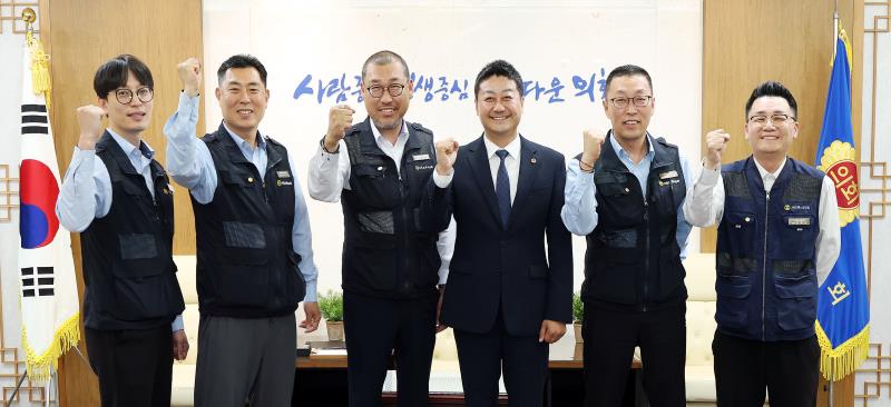 김진경 의장 시흥교통노동조합 면담