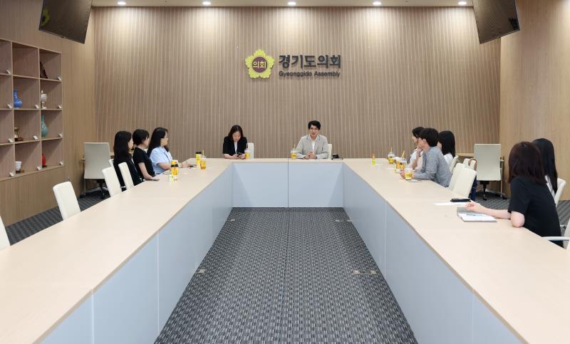 장민수 의원 청년행정인턴 과의 간담회