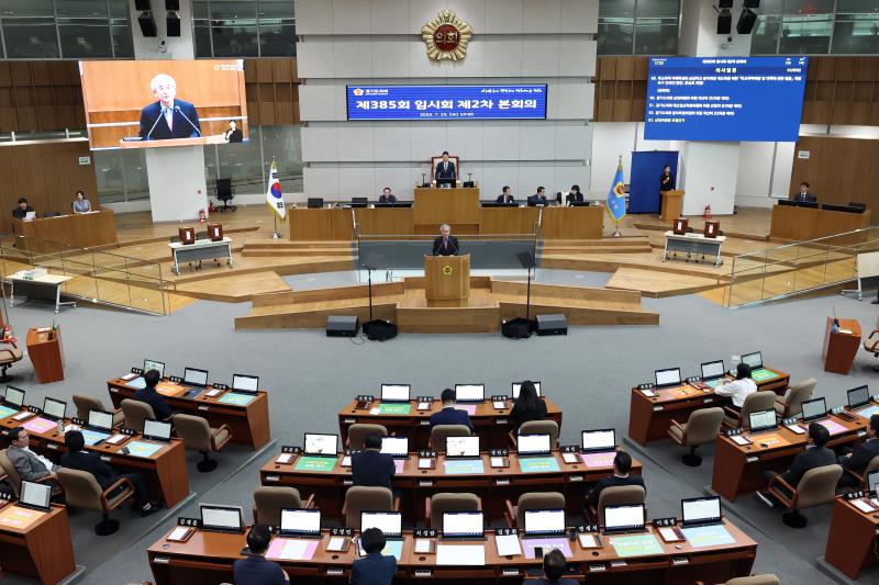 제385회 임시회 제2차 본회의 도시환경위원장 당선 인사_2