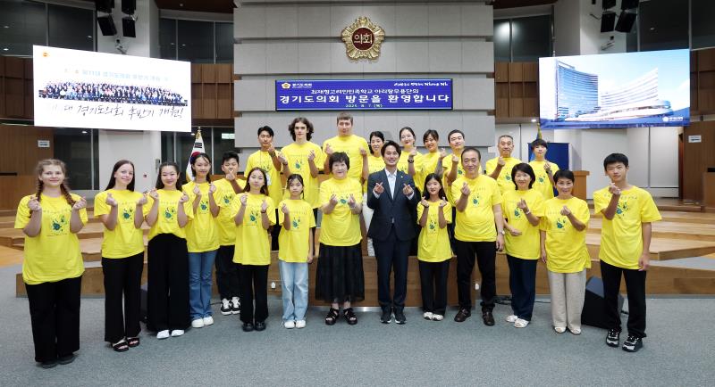 황대호 문화체육관광위원장 최재형고려인민족학교 아리랑무용단 정담회