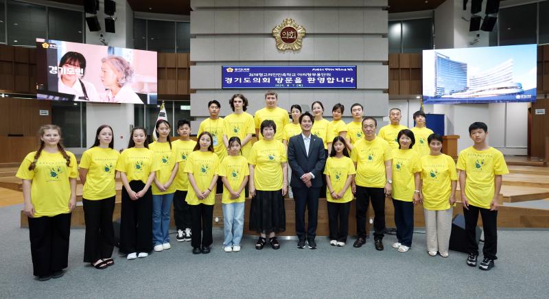 황대호 문화체육관광위원장 최재형고려인민족학교 아리랑무용단 정담회