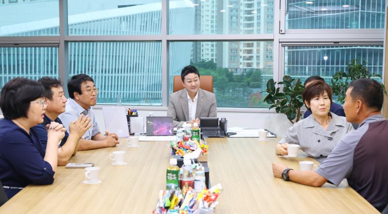 김진경 의장 시흥소방서 의용소방대장단 간담회_4