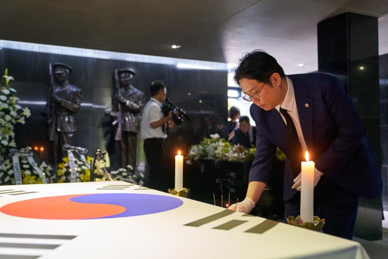 국민의힘 광복 80주년 현충탑 참배