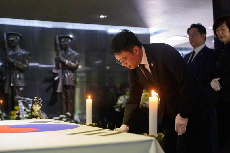 국민의힘 광복 80주년 현충탑 참배