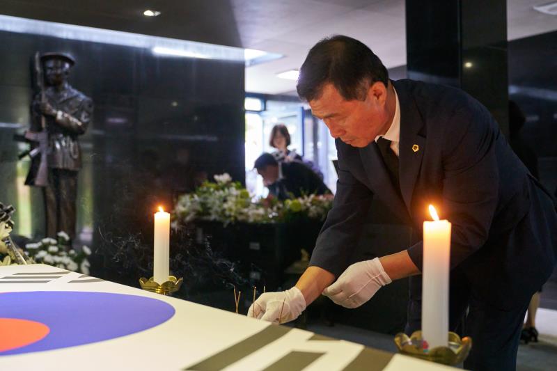 국민의힘 광복 80주년 현충탑 참배_5
