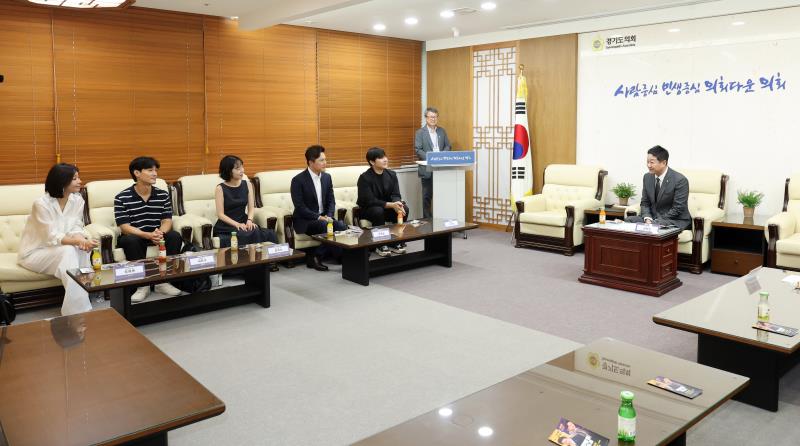 경기도의회 웹드라마 '의원탐정 기도경' 배우 차담회_5