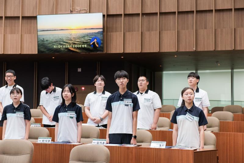 2025년 경기도의회 청소년 모의의회 경연대회 사진 7