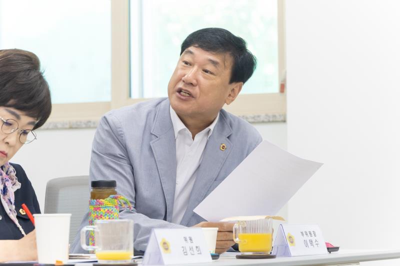 제386회 임시회 교육기획위원회 현장방문-1